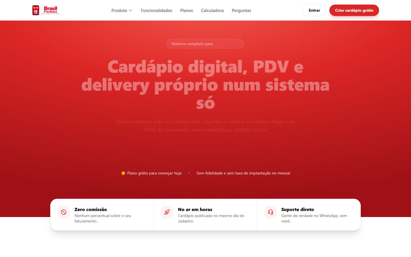 Brasil Pedidos home page
